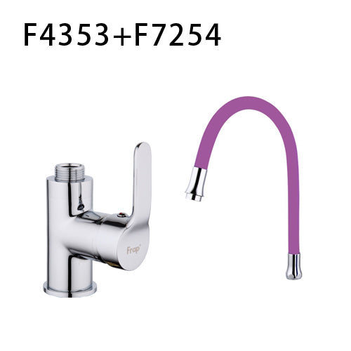 Frap Silica Gel Nose Any Direction Rotating Kitchen Faucet Cold and Hot Water Mixer Torneira Cozinha Single Handle Tap F4353