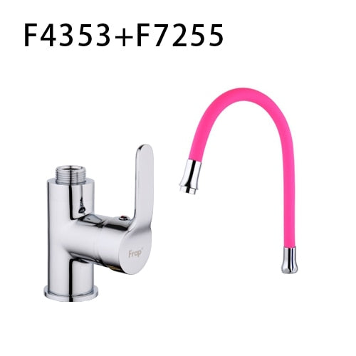 Frap Silica Gel Nose Any Direction Rotating Kitchen Faucet Cold and Hot Water Mixer Torneira Cozinha Single Handle Tap F4353